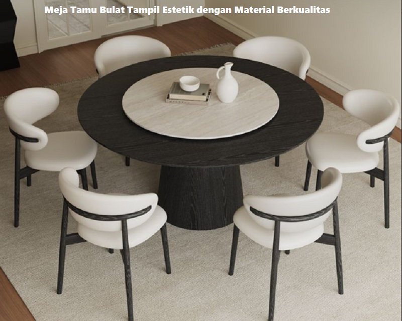 Meja Tamu Bulat